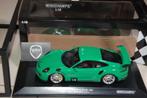 SALE !! 1:18 PORSCHE 911 GT3 RS green 2015 Minichamps WRH, Hobby en Vrije tijd, Modelauto's | 1:18, Verzenden, Zo goed als nieuw