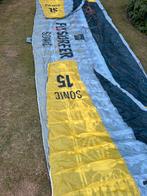 Flysurfer sonic4 15m ZGAN!, Watersport en Boten, Geen board, Ophalen of Verzenden, Zo goed als nieuw