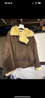 Leren pilotenjack, Kleding | Dames, Jean forestier, Bruin, Maat 42/44 (L), Ophalen of Verzenden