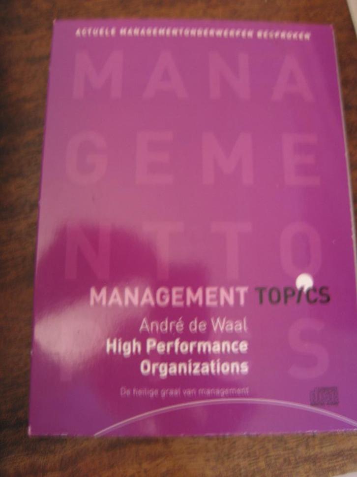High Performance organizations CD André de Waal, Boeken, Economie, Management en Marketing, Zo goed als nieuw, Management, Ophalen of Verzenden