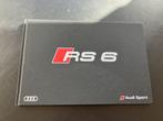 Audi RS6 hardcover brochure folder, Ophalen, Zo goed als nieuw, Audi