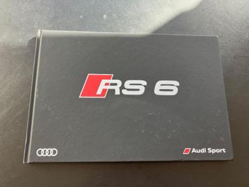 Audi RS6 hardcover brochure folder beschikbaar voor biedingen