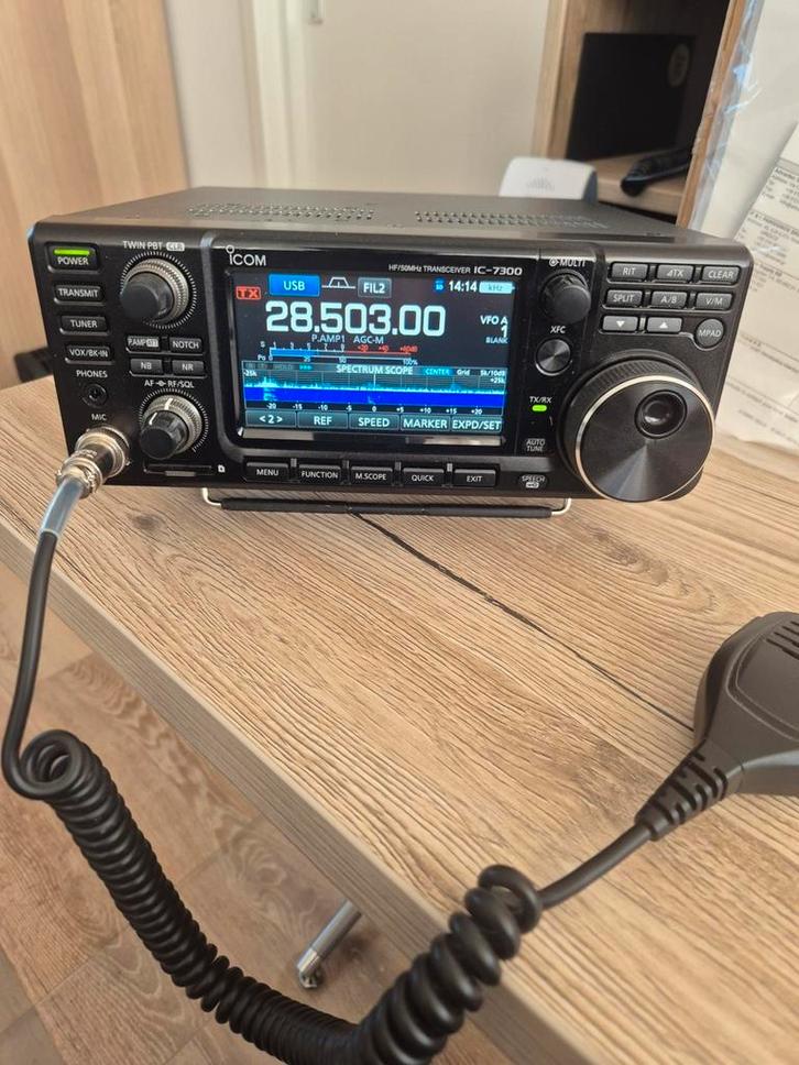 Nette Icom 7300, Telecommunicatie, Zenders en Ontvangers, Zo goed als nieuw, Zender en Ontvanger, Ophalen of Verzenden
