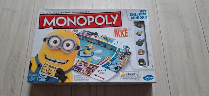 Monopoly Verschrikkelijke Ikke, Hobby en Vrije tijd, Gezelschapsspellen | Bordspellen, Zo goed als nieuw, Een of twee spelers