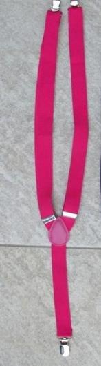 Bretels - fel roze one size kids, Kinderen en Baby's, Kinderkleding | Overige, Ophalen of Verzenden, Zo goed als nieuw, Bretels