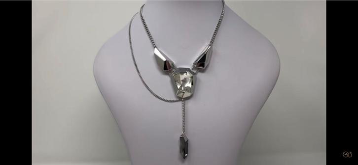 Swarovski Atelier Jean Paul Gaultier Ketting, Sieraden, Tassen en Uiterlijk, Kettingen, Zo goed als nieuw, Overige materialen