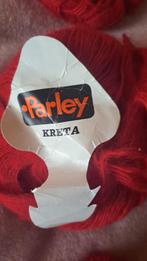 10 Bollen Parley Kreta Rood Garen, Ophalen of Verzenden, Nieuw, Breien of Haken, Wol of Garen