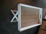 Butlertray wit, Huis en Inrichting, Tafels | Sidetables, Gebruikt, 50 tot 100 cm, Ophalen of Verzenden, 25 tot 50 cm