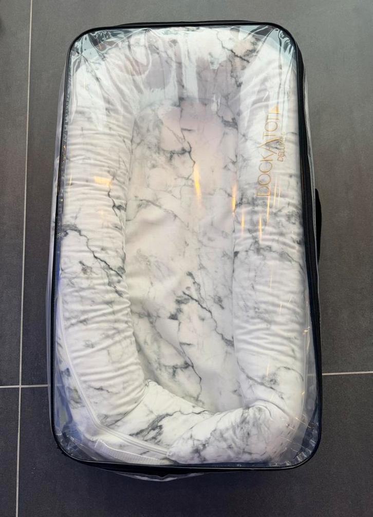 DockAtot Deluxe Babynestje Marble, Kinderen en Baby's, Babywiegjes en Ledikanten, Zo goed als nieuw, Overige typen, Ophalen