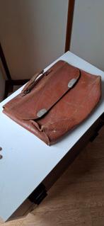Vintage Retro Aktetas Bruin, Ophalen, Gebruikt, Bruin, Handtas