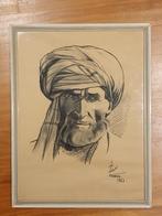 Portret Afghaan (houtskool tekening), Ophalen