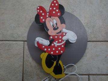 Minnie mouse wandlamp kapstok letters beschikbaar voor biedingen
