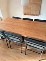 Mooie eettafel, Huis en Inrichting, Tafels | Eettafels, 200 cm of meer, Zo goed als nieuw, Rechthoekig, 50 tot 100 cm