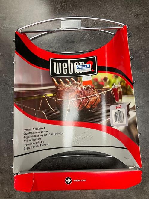 Weber spareribs rack houder ''LAATSTE MODEL OP=OP'', Tuin en Terras, Barbecue-accessoires, Nieuw, Ophalen of Verzenden