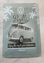 metalen plaat nostalgic art vw volkswagen bus en kever, Ophalen of Verzenden, Nieuw