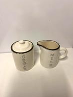 Melk en suiker set, Ophalen of Verzenden, Zo goed als nieuw, Overige stijlen, Overige typen