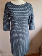 Nieuwe blauwe zachte stretch jurk print, maat M, Ophalen of Verzenden, Nieuw, Maat 38/40 (M), Blauw
