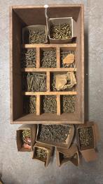 Koperen schroeven - diverse maten, Ophalen of Verzenden, Gebruikt, Minder dan 50 mm, Schroeven