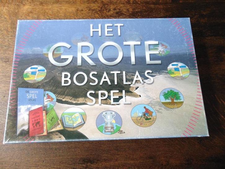 Het Grote Bosatlasspel van Wolters Noordhoff, Hobby en Vrije tijd, Gezelschapsspellen | Bordspellen, Zo goed als nieuw, Een of twee spelers