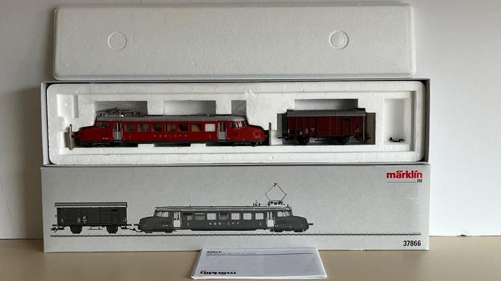 Marklin 37866 Rode Pijl Set Zwitsers SBB Digitaal MFX Sound, Hobby en Vrije tijd, Modeltreinen | H0, Zo goed als nieuw, Treinset
