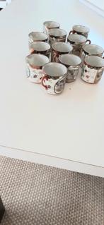 12 antieke japanse mini kopjes ca.1900 porselein, Antiek en Kunst, Curiosa en Brocante, Ophalen