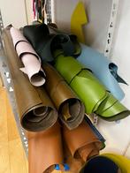 Partij Italiaans premium leer, leder in diverse kleuren., Ophalen, Nieuw, Leer of Kunstleer