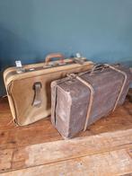 4 oude koffers, waarvan 1 linnen., Antiek en Kunst, Antiek | Woonaccessoires, Ophalen of Verzenden