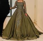 Zo goed als nieuw Henna jurk avond jurk bal jurk olijfgroen, Ophalen, Maat 38/40 (M), Onbekend, Zo goed als nieuw