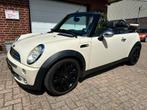 MINI 1.6 16V COOPER CABRIO Wit leder elektrische kap 2006, Auto's, Mini, Voorwielaandrijving, Zwart, 4 cilinders, Cabriolet