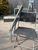 Opklapbare Tuinstoeltjes, Ophalen, Gebruikt, Metaal, Inklapbaar