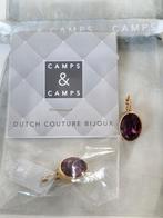 Camps & Camps oorbellen dormeuses - NIEUW - paars, Met kristal, Overige materialen, Hangers, Verzenden