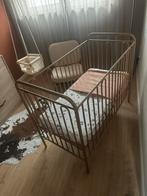 Polini Kids Vintage Metaal Ledikant 60x120 Brons, Ophalen, Zo goed als nieuw, Ledikant