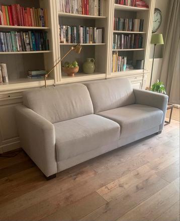 Driezitsbank My Style fijn geweven beige; 197x78x87