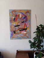 Schilderij van Ed Bos, 70x100 cm, Antiek en Kunst, Kunst | Schilderijen | Abstract, Ophalen