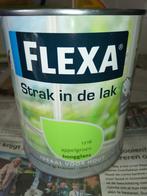 Flexa hoogglans appelgroen 1216, Doe-het-zelf en Verbouw, Verf, Beits en Lak, Verf, Ophalen of Verzenden, Zo goed als nieuw, Minder dan 5 liter