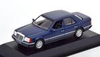 Mercedes-Benz 230E (W124) Saloon 1991 Donkerblauw Metallic 1, Nieuw, Ophalen of Verzenden, MiniChamps, Auto