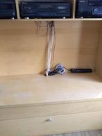 TV Meubel Bonde met lade, kleppen, glazen schappen, Ophalen, Gebruikt, 100 tot 150 cm, 100 tot 150 cm