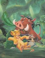 Disney's Lion King litho uit 1995, Verzamelen, Disney, Plaatje of Poster, Leeuwenkoning of Jungle Boek, Verzenden