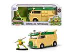 Volkswagen Bus Party Wagon Turtles with Donatello figure, Ophalen of Verzenden, Nieuw, Auto, Jada