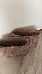 Mooie rieten manden, Huis en Inrichting, Ophalen, Zo goed als nieuw, Rond, Riet