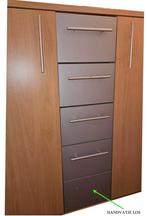 Mooie bruine grijze kast te koop., Huis en Inrichting, Ophalen of Verzenden, Zo goed als nieuw
