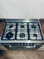 Bartelli gaskookplaat met 6 gaspitten en een ruime oven, Ophalen, 60 cm of meer, Zo goed als nieuw, Gas
