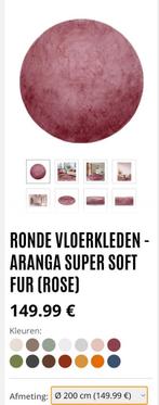 Vloerkleed - 2m Doorsnee ROSA, Ophalen, Rond, 200 cm of meer, Zo goed als nieuw