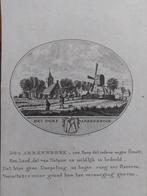2 / Abbenbroek Gravure van Ollefen en Bakker 18e eeuw, Antiek en Kunst, Ophalen of Verzenden