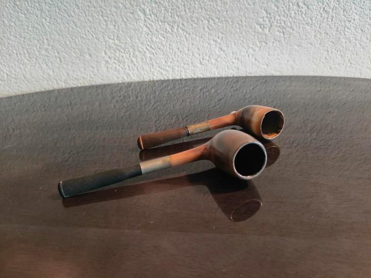 Set Goudse Kleipijpen Goedewaagen, Verzamelen, Rookartikelen, Aanstekers en Luciferdoosjes, Gebruikt, Aansteker, Ophalen of Verzenden