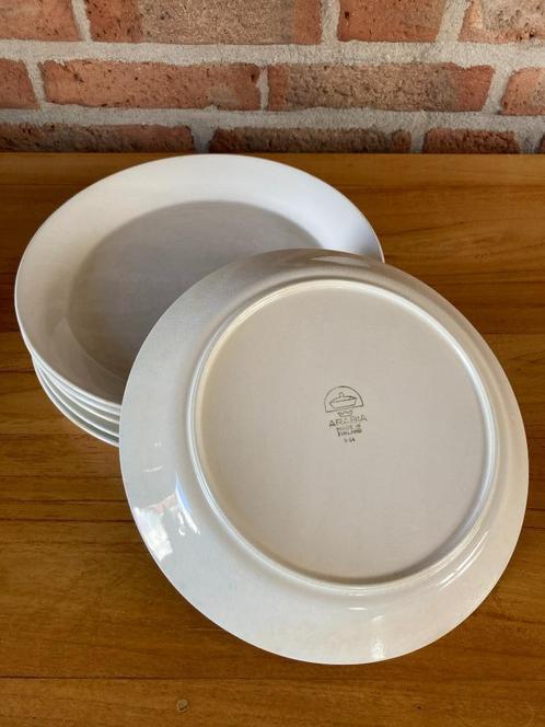 6 dinerborden Arabia Teema (voor Arabia Teema en Iittala), Huis en Inrichting, Keuken | Servies, Gebruikt, Bord(en), Overige stijlen
