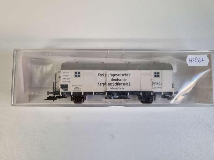Fleischmann 530902K - "Lebende Fischen" wagon van de DRG, Hobby en Vrije tijd, Modeltreinen | H0, Zo goed als nieuw, Wagon, Gelijkstroom