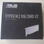ASUS HYPER M.2 X16 CARD V2, Computers en Software, Harde schijven, Intern, SSD, Nieuw, Ophalen of Verzenden