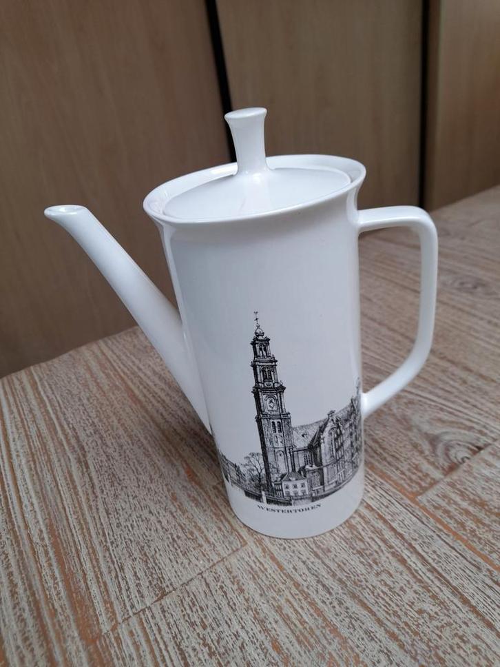 Amsterdams grachtenservies koffiekan Villeroy en Boch, Antiek en Kunst, Antiek | Servies los, Ophalen