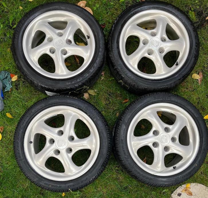 porsche 996 velgen 17 inch, Auto-onderdelen, Banden en Velgen, Velg(en), Zomerbanden, 17 inch, 255 mm, Personenwagen, Gereviseerd